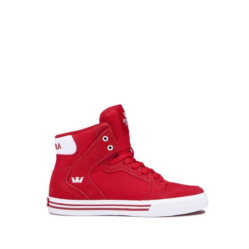 Supra VAIDER Sneaker High Kinder Rot Sale TJUYQ1328